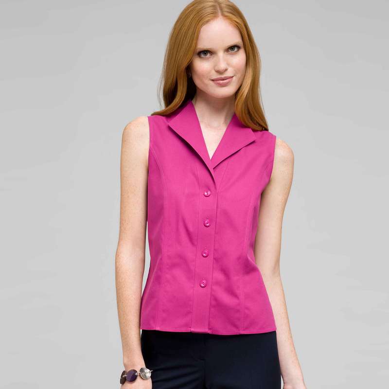 Sleeveless Blouse, Cerise, large image number 0